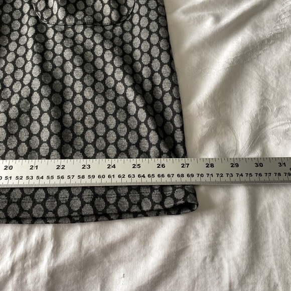 EnFocus‎ Women Charcoal Short Sleeve Oval Pattern Straight Shift Midi Dress 18W - Picture 13 of 14